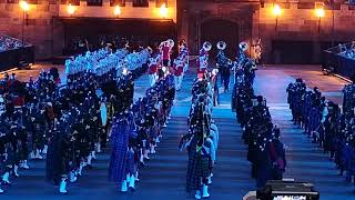 🇨🇭 Basel Tattoo 2018 The Parting Glass with Massed Bands and Massed PnD [upl. by Karly735]