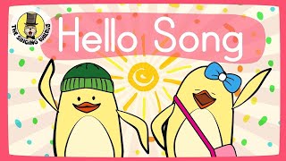 Hello Song for Kids  Greeting Song for Kids  The Singing Walrus [upl. by Lerak604]