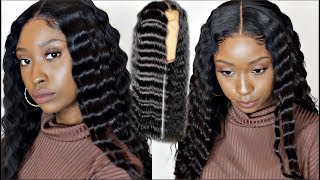 How To Crimp Hair on Weave under 10 minutes EASY TUTORIAL Glueless Lace Wig Install Ft Tinashe Hair [upl. by Olag]