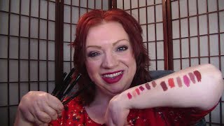 Swatching All of the Avon Glimmer Lip Liners [upl. by Aoh]