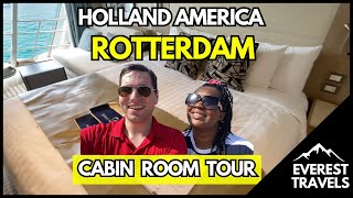 Balcony Room Tour  Holland America Rotterdam  Worth The Upgrade [upl. by Botsford]