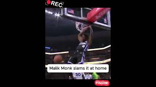 Malik Monk slams it at home  TOP PLAYS OF THE OPENING WEEK  NBA SEASON 20242025 [upl. by Ayaet]