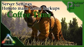 Coffee TimeW Phlinger  Server Settings  How to make a local Game Backup [upl. by Eneluqcaj34]