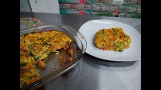 PASTEL DE VERDURAS Y POLLO [upl. by Lukey]