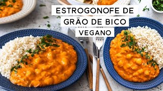 ESTROGONOFE DE GRÃO DE BICO VEGANO  FÁCIL RÁPIDO E BARATO  PLANTTE [upl. by Sorenson]