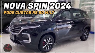 NOVA CHEVROLET SPIN PODE TER PREÇO IGUAL DO NOVO ONIX PLUS 2024 [upl. by Llenad]