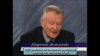 Zbigniew Brzezinski 2002 Interview on PalestineIsrael Conflict [upl. by Eimmij]