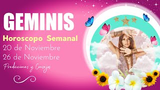 ⭐️GEMINIS SIENTE QUE ES EL MOMENTO DE HACER ESTO🔥❤️‼️💯 HOROSCOPO SEMANAL AMOR Y MÁS [upl. by Pacorro]