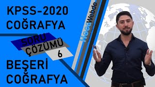 🏢📈 6 KPSS 2020 Coğrafya Soru Çözümü Engin Eraydın  Beşeri Coğrafya [upl. by Caleb837]