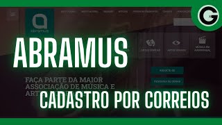 Cadastro ABRAMUS só pelos CORREIOS [upl. by Ruel]