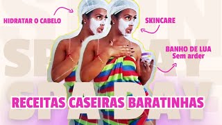 Spa day caseiro Várias receitinhas Um dia de cuidados [upl. by Hotze555]