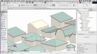 ArchiCAD Tutorial  How to Model Roofs – In Depth Tutorial For A Wide Variety of Roof Types [upl. by Ecertak224]