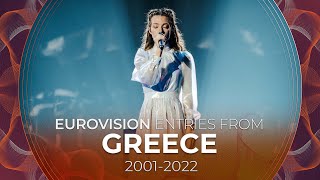 Greece in Eurovision 20002022  RECAP [upl. by Cusick]