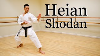 Kata Heian Shodan Full Tutorial [upl. by Ardnazil]