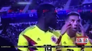 KOREA21 COLOMBIA POLÉMICA POR APARENTE GESTO RACISTA DE EDWIN CARDONA [upl. by Rosalia132]