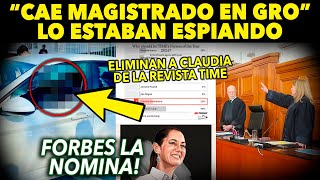 CAE MAGISTRADO ¡LO ESTABAN ESPIANDO CLAUDIA TAMBALEO A TRUMP Y LA TERMINAN ELIMINANDO DE TIME [upl. by Adleremse976]