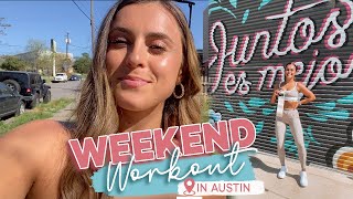 Come to Austin Tx with us Hosting a Workout IRL Plus a Giveaway [upl. by Dieterich]