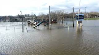 Denville NJ January 10 2024 flooding [upl. by Eudoca498]