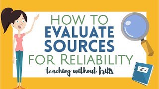 How to Evaluate Sources for Reliability  Writing for Kids [upl. by Eirrej796]