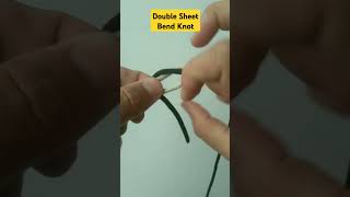 Double Sheet Bend Knot rope knot bushcraft camping survival [upl. by Aubrette490]