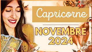 Capricorne novembre 2024 ♑ Un projet dENVERGURE [upl. by Odrarebe]