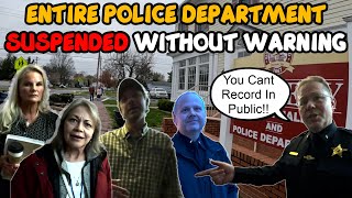 ENTIRE POLICE DEPARTMENT SUSPENDED And Of Course Its WITH PAY First Audit Since Being Released [upl. by Inasah]