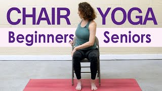 Gentle Chair Yoga for Seniors and Beginners 18 Minutes [upl. by Ryun]