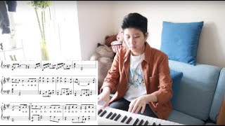 《怎麼了》（附免費琴譜）周興哲 Eric Chou 【鋼琴版本 Piano Version】KK piano cover [upl. by Assilak]