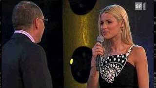 Michelle Hunziker im Talk mit Beni Thurnheer [upl. by Drawyeh571]