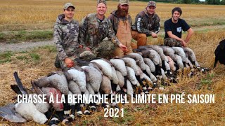 chasse à la bernache full limite pré saison 2021 [upl. by Grega]