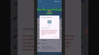 One device multiple Clone App  Unlimited clone app cloneapp appcloner [upl. by Ayik575]