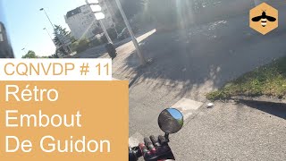 CQNVDP  11 CB650R  Rétro embout de guidon mode ou vraiment utile [upl. by Arnoldo685]