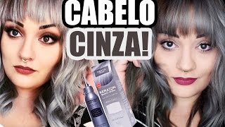 COMO PINTAR O CABELO DE CINZA GREYGRANNY HAIR [upl. by Nolahs]