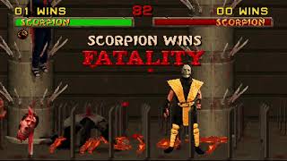 Mortal Kombat 2  Scorpion  100  Damage Kombo [upl. by Lindsy]