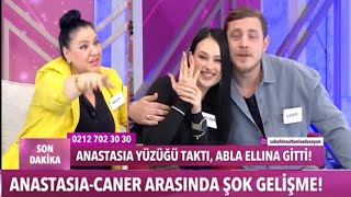 CANER ANASTASİA BARIŞTI STÜDYODA ŞOKE EDEN GÖRÜNTÜLER SONGÜL KARLI MUTLULUK GÖZYAŞLARI ŞOKKK [upl. by Turner479]