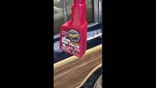 Using Meguiars Clay Bar and Quick Detailer on a 1987 Jeep Grand Wagoneer Quick Take [upl. by Sirod]