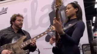 NAMM 2013  Federico Malaman amp Yolanda CharlesFunky Jam [upl. by Gretel]