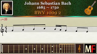 Bach BWV 1009 2 [upl. by Mercola]