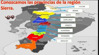 Provincias y Capitales DEL ECUADOR [upl. by Sirromad136]