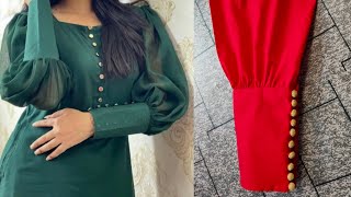 Beautiful Cuff Sleeves cutting and Stitching 2022  Eid Especial [upl. by Uis]