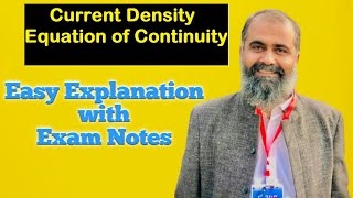 Current Density  Electrodynamics  Education for All Dr Hafeez Ullah Janjua [upl. by Kristen]