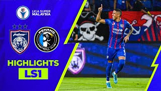 Johor Darul Tazim 10 Penang FC  Liga Super 2022 Highlights [upl. by Elfreda944]