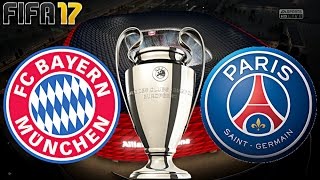 FIFA 17  FC BAYERN MÜNCHEN vs PARIS SAINTGERMAIN  CHAMPIONS LEAGUE ACHTELFINALE ◄FCB 44► [upl. by Ecinaej]