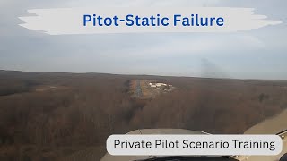 Pitot Static System  Airspeed like an Altimeter  Private Pilot Scenario Training [upl. by Gower]