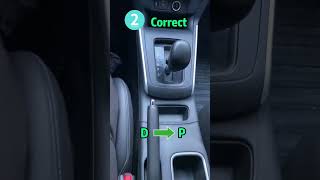 The parking sequence of automatic transmission cars is very important car automobile tips [upl. by Wolram]