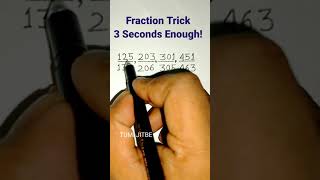 How To Solve Fractions  FractionNumber SSC CGL questions  math awar tricks shorts [upl. by Anhsirk]