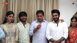 Minister KTR Launched Samathame Movie Trailer  Kiran Abbavaram  Chandini  Popper Stop Telugu [upl. by Eicnan]