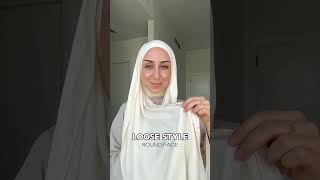 Hijab Styling by Face Shape with Jasmine Fares [upl. by Goddart]