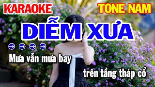 Karaoke Diễm Xưa Tone Nam Nhạc Sống Beat Mới Nhất  Ka Ra Ô Kê Nhạc Trữ Tình [upl. by Annia]