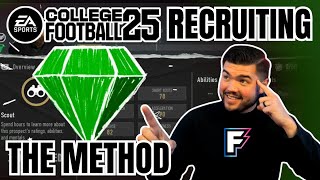 BEST RECRUITING METHOD IN COLLEGE FOOTBALL 25 [upl. by Reese]